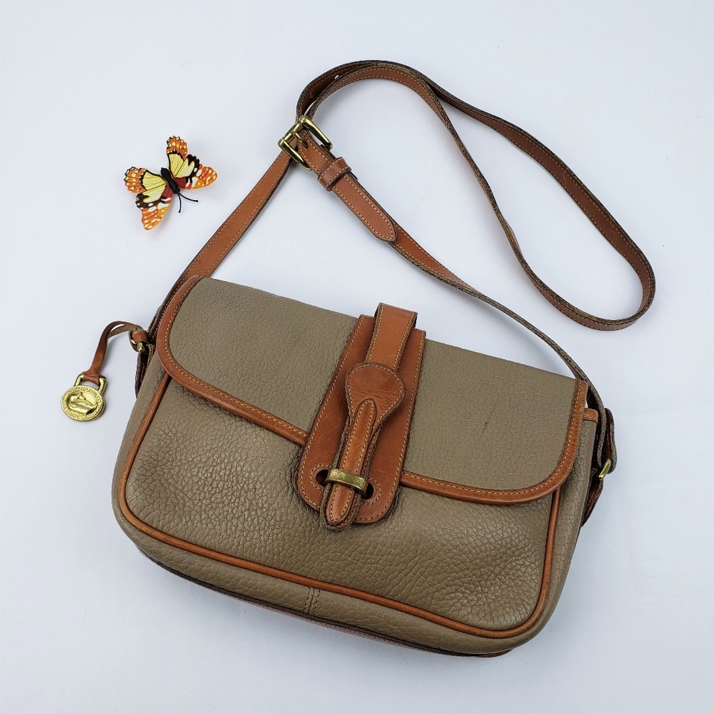 Vintage All Weather Leather Small Equestrian Bag